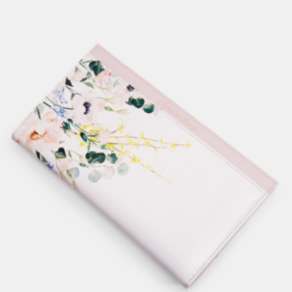 Ted Baker Elegant Patent Leather Travel Wallet